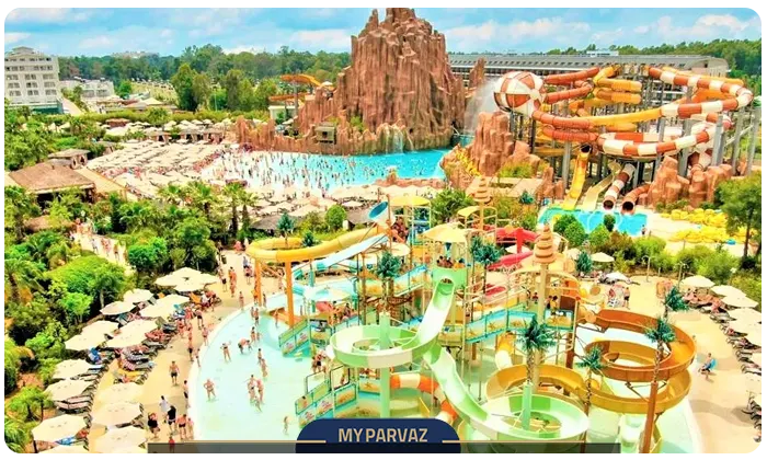 Large water park Land of Legends Antalya 